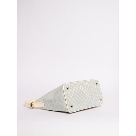 Celine Light Blue Canvas Shoulder Bag - Picture 10 of 12